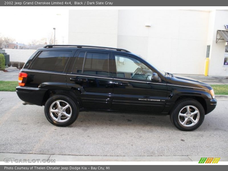 Black / Dark Slate Gray 2002 Jeep Grand Cherokee Limited 4x4