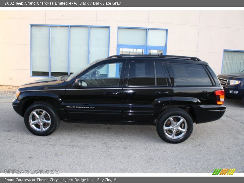 Black / Dark Slate Gray 2002 Jeep Grand Cherokee Limited 4x4