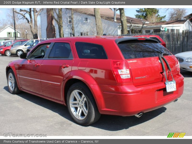Inferno Red Crystal Pearl / Dark Slate Gray/Light Graystone 2005 Dodge Magnum R/T