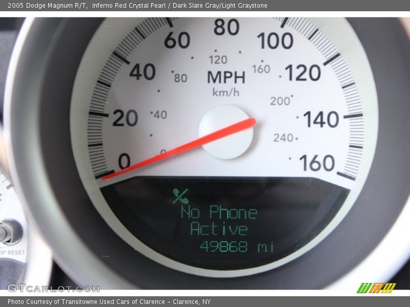 Inferno Red Crystal Pearl / Dark Slate Gray/Light Graystone 2005 Dodge Magnum R/T