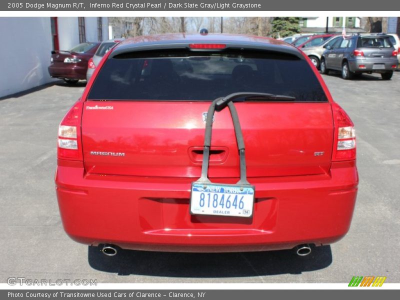 Inferno Red Crystal Pearl / Dark Slate Gray/Light Graystone 2005 Dodge Magnum R/T
