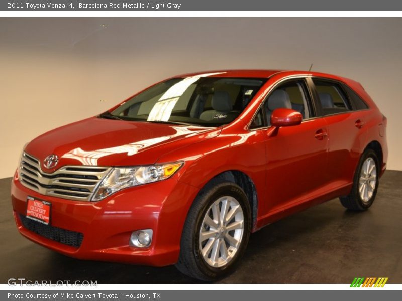 Barcelona Red Metallic / Light Gray 2011 Toyota Venza I4