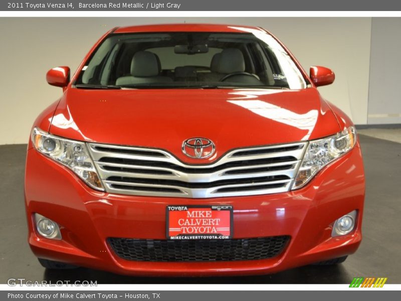 Barcelona Red Metallic / Light Gray 2011 Toyota Venza I4