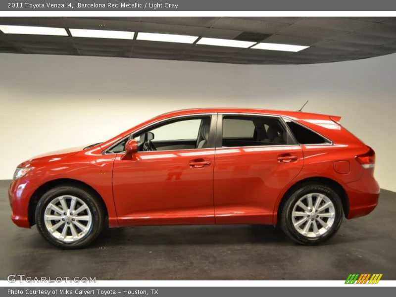 Barcelona Red Metallic / Light Gray 2011 Toyota Venza I4