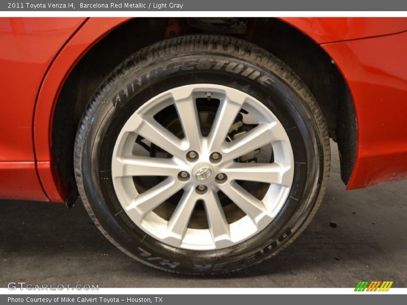 Barcelona Red Metallic / Light Gray 2011 Toyota Venza I4