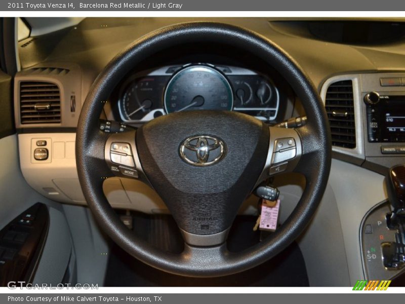 Barcelona Red Metallic / Light Gray 2011 Toyota Venza I4