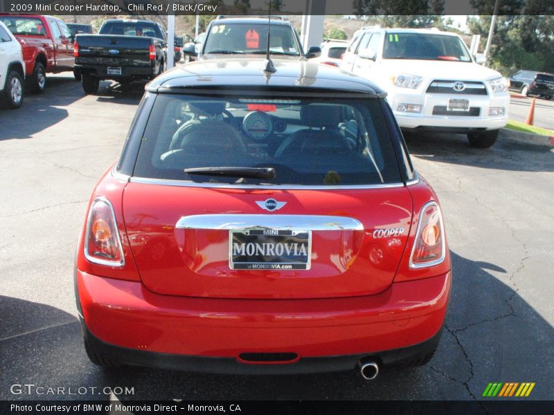 Chili Red / Black/Grey 2009 Mini Cooper Hardtop