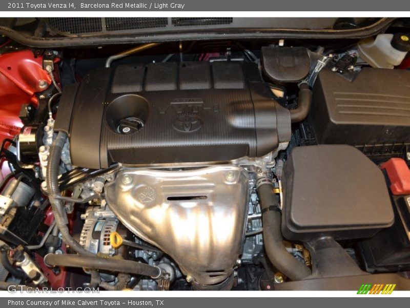 Barcelona Red Metallic / Light Gray 2011 Toyota Venza I4