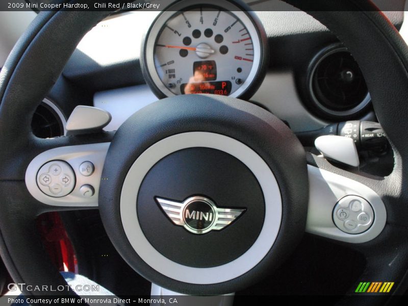 Chili Red / Black/Grey 2009 Mini Cooper Hardtop