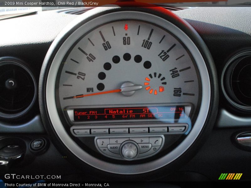Chili Red / Black/Grey 2009 Mini Cooper Hardtop