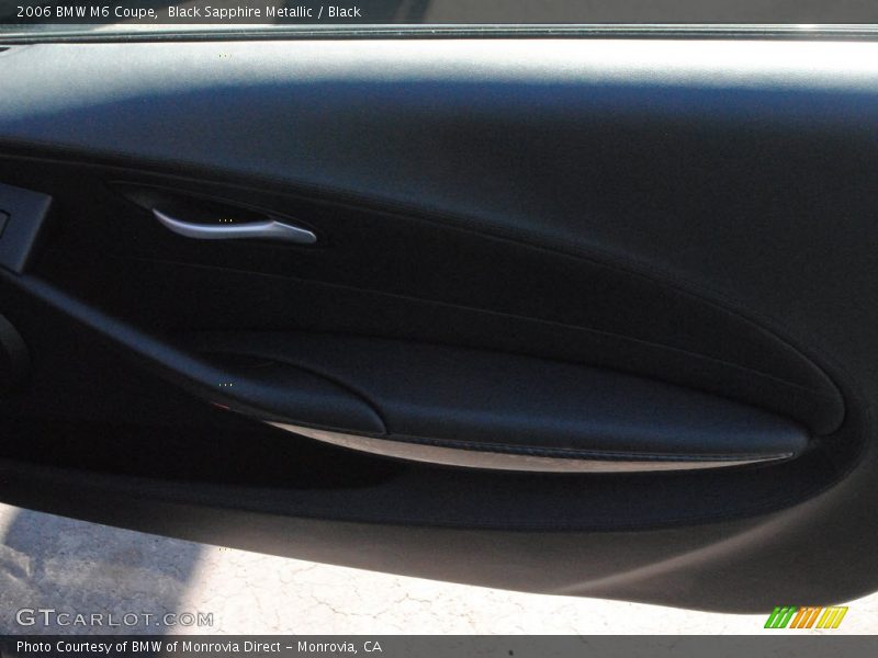 Black Sapphire Metallic / Black 2006 BMW M6 Coupe