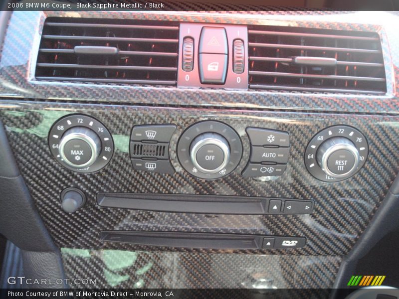 Black Sapphire Metallic / Black 2006 BMW M6 Coupe