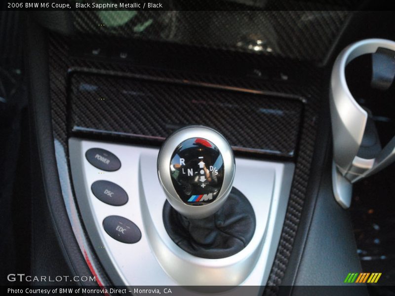 Black Sapphire Metallic / Black 2006 BMW M6 Coupe