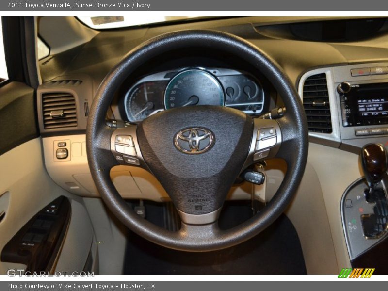 Sunset Bronze Mica / Ivory 2011 Toyota Venza I4