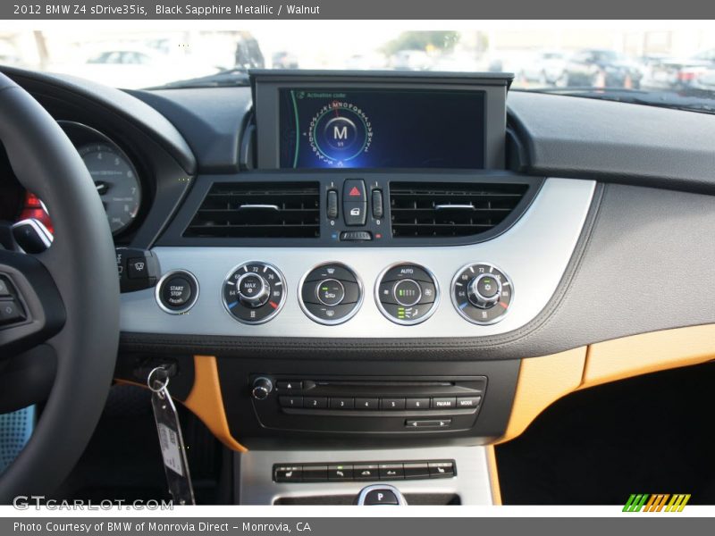 Controls of 2012 Z4 sDrive35is