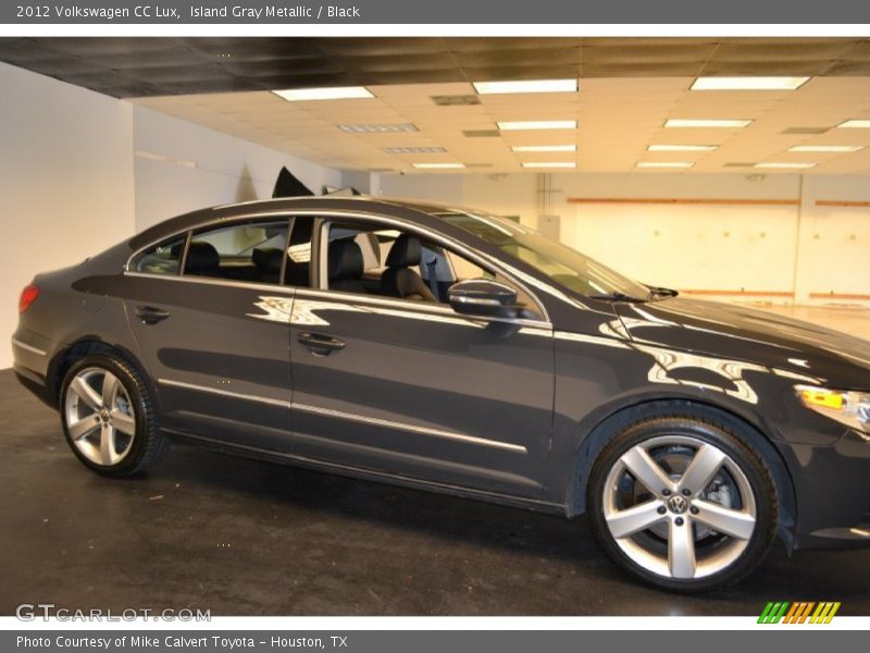 Island Gray Metallic / Black 2012 Volkswagen CC Lux