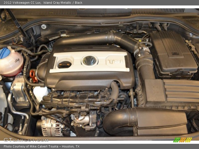 Island Gray Metallic / Black 2012 Volkswagen CC Lux