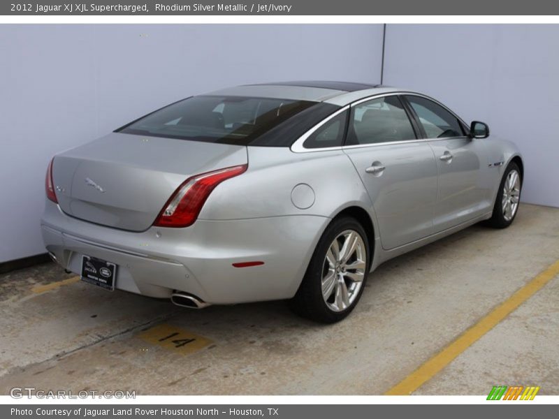 Rhodium Silver Metallic / Jet/Ivory 2012 Jaguar XJ XJL Supercharged