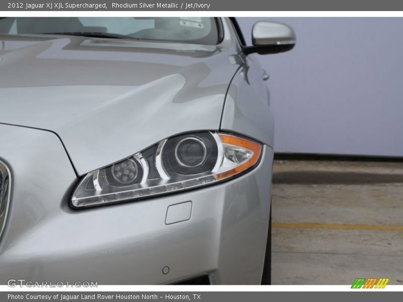 Rhodium Silver Metallic / Jet/Ivory 2012 Jaguar XJ XJL Supercharged