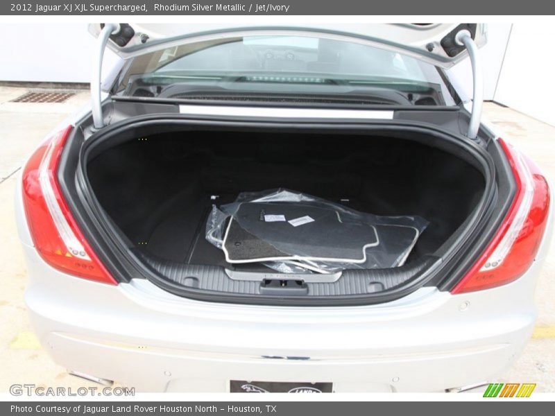 Rhodium Silver Metallic / Jet/Ivory 2012 Jaguar XJ XJL Supercharged