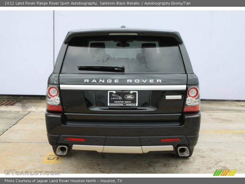 Santorini Black Metallic / Autobiography Ebony/Tan 2012 Land Rover Range Rover Sport Autobiography