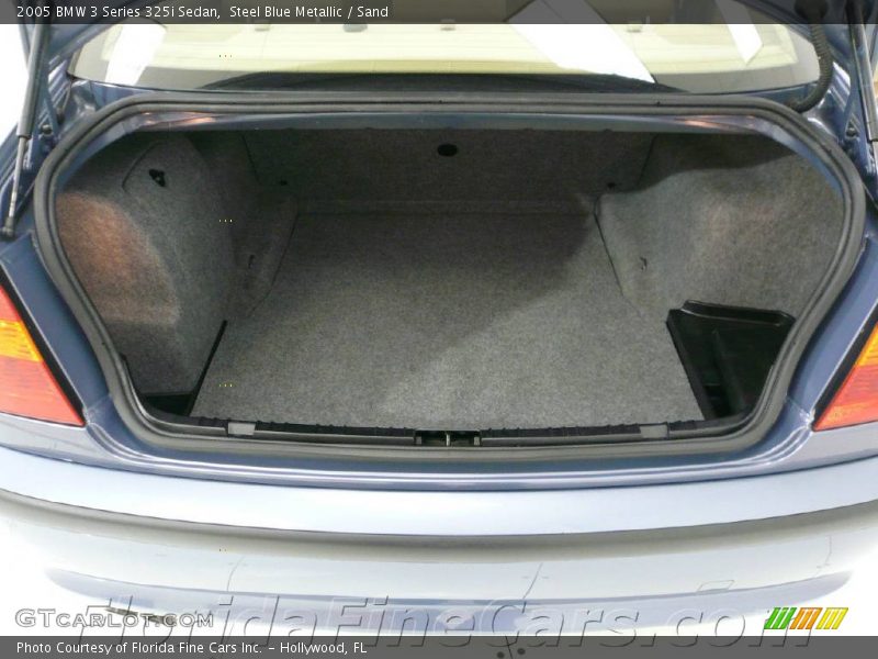 Steel Blue Metallic / Sand 2005 BMW 3 Series 325i Sedan