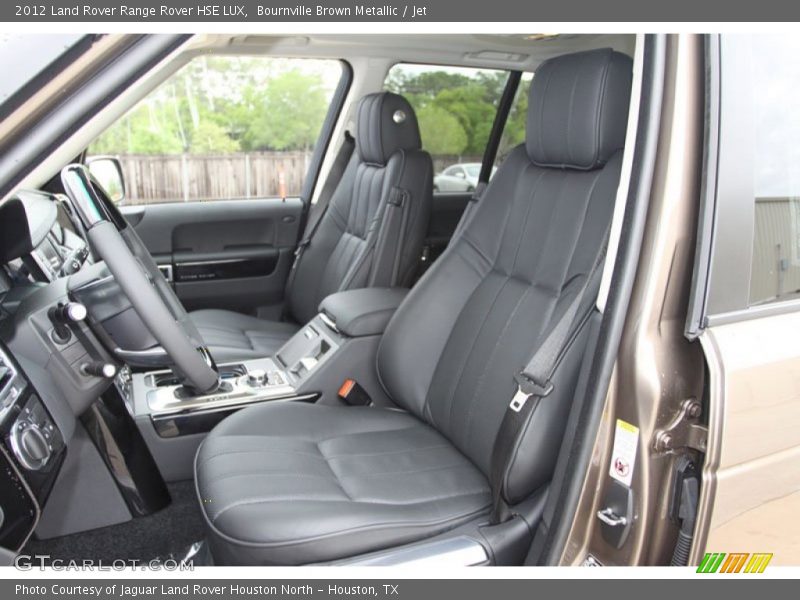 Front Seat of 2012 Range Rover HSE LUX