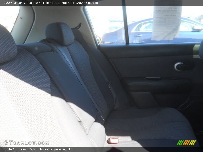 Magnetic Gray / Charcoal 2009 Nissan Versa 1.8 SL Hatchback