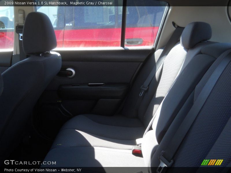 Magnetic Gray / Charcoal 2009 Nissan Versa 1.8 SL Hatchback