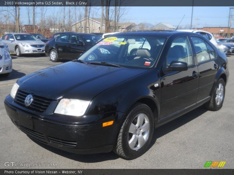 Black / Grey 2003 Volkswagen Jetta GLS Sedan
