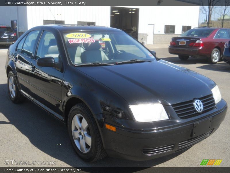 Black / Grey 2003 Volkswagen Jetta GLS Sedan