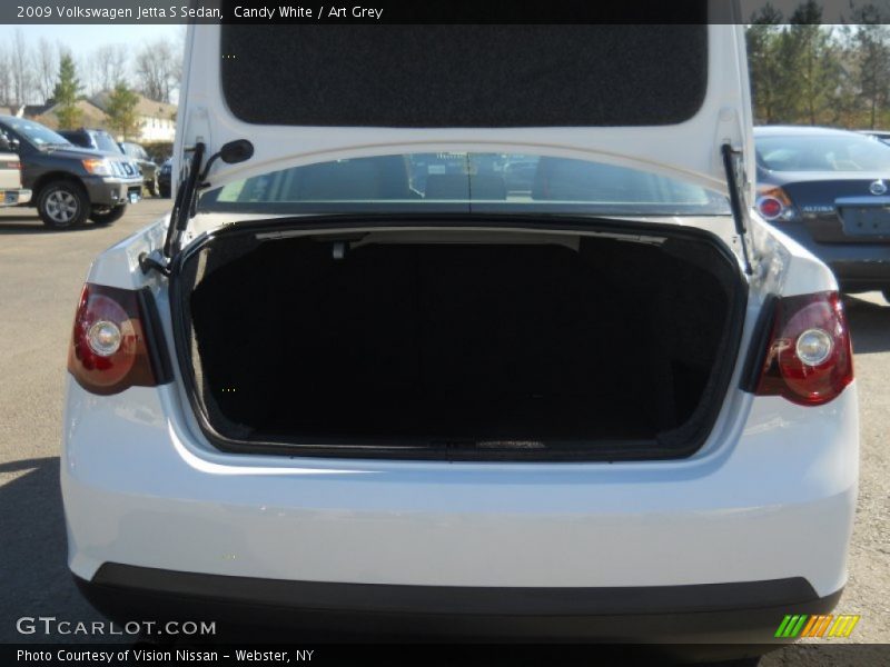 Candy White / Art Grey 2009 Volkswagen Jetta S Sedan