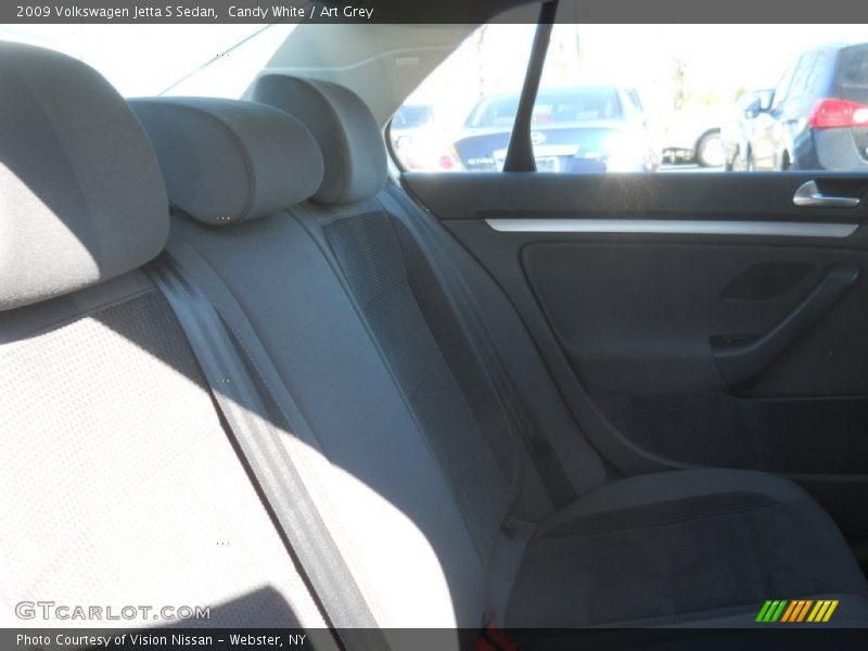 Candy White / Art Grey 2009 Volkswagen Jetta S Sedan
