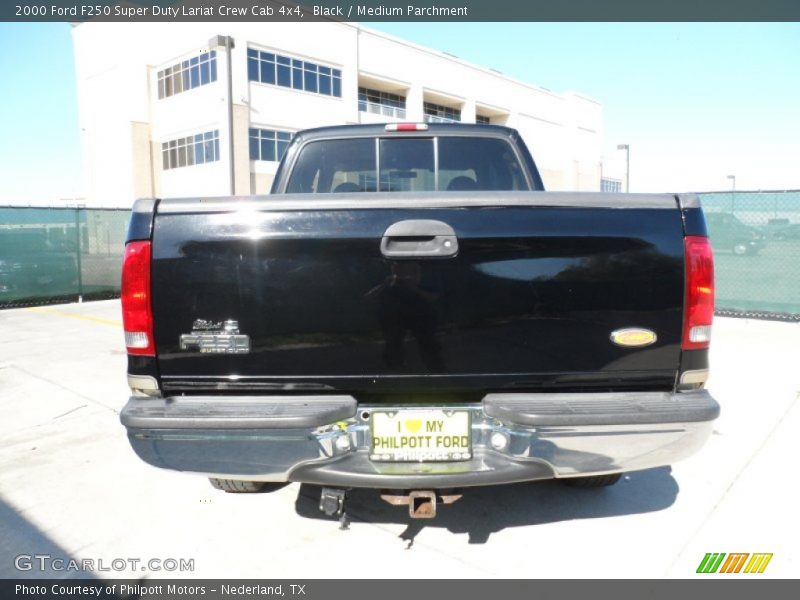 Black / Medium Parchment 2000 Ford F250 Super Duty Lariat Crew Cab 4x4