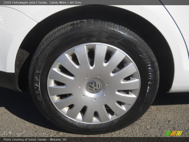 Candy White / Art Grey 2009 Volkswagen Jetta S Sedan