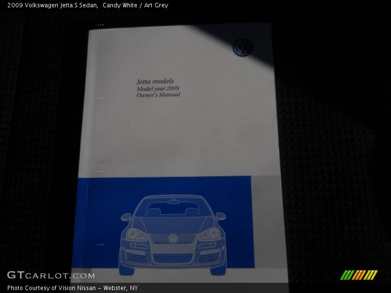 Candy White / Art Grey 2009 Volkswagen Jetta S Sedan