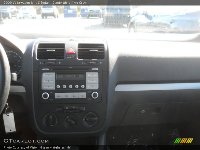 Candy White / Art Grey 2009 Volkswagen Jetta S Sedan