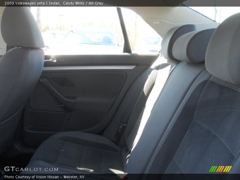 Candy White / Art Grey 2009 Volkswagen Jetta S Sedan