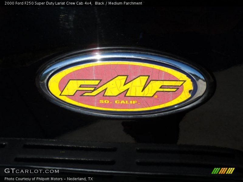 Black / Medium Parchment 2000 Ford F250 Super Duty Lariat Crew Cab 4x4