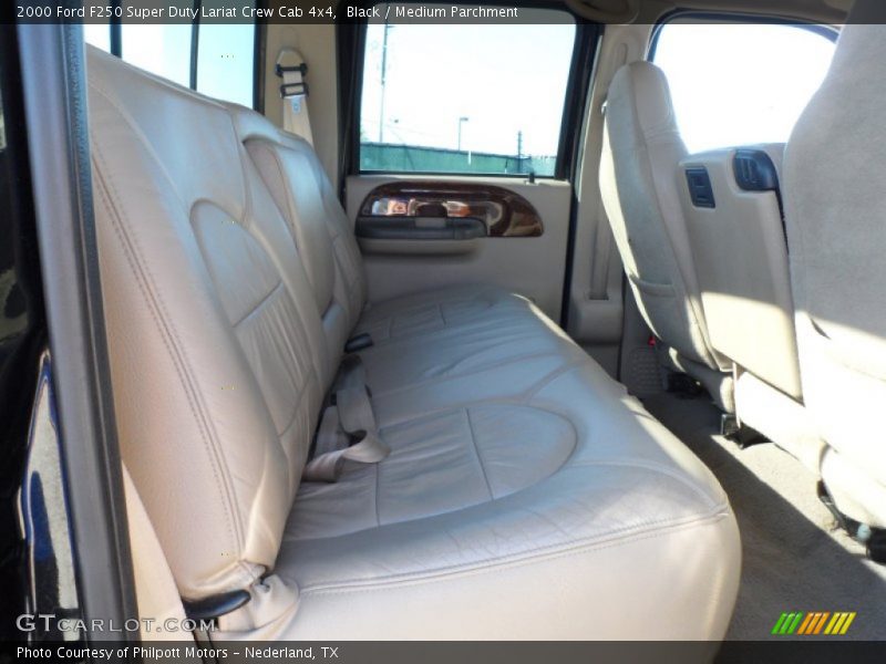 Black / Medium Parchment 2000 Ford F250 Super Duty Lariat Crew Cab 4x4