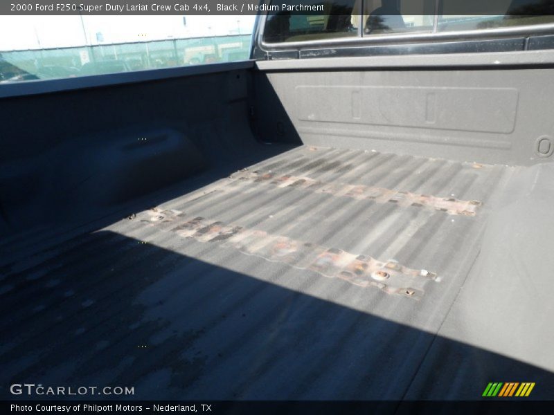 Black / Medium Parchment 2000 Ford F250 Super Duty Lariat Crew Cab 4x4