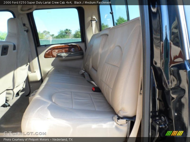 Black / Medium Parchment 2000 Ford F250 Super Duty Lariat Crew Cab 4x4