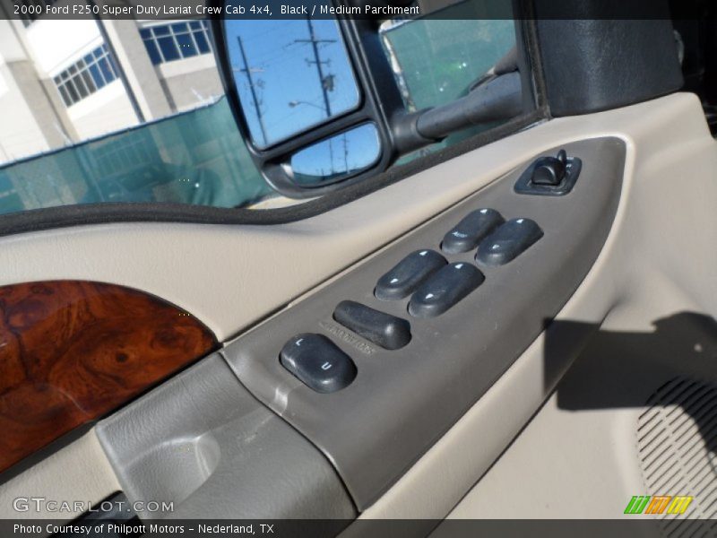 Black / Medium Parchment 2000 Ford F250 Super Duty Lariat Crew Cab 4x4