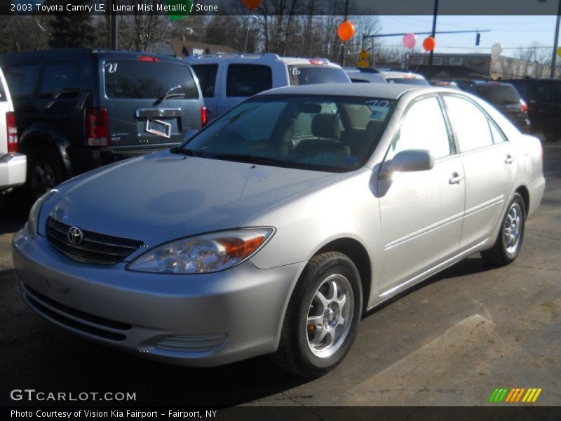 Lunar Mist Metallic / Stone 2003 Toyota Camry LE