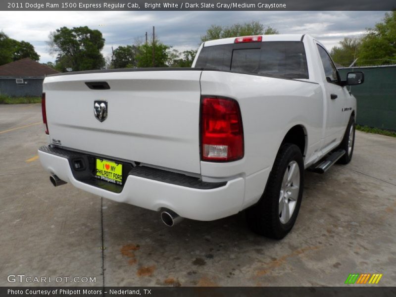 Bright White / Dark Slate Gray/Medium Graystone 2011 Dodge Ram 1500 Express Regular Cab