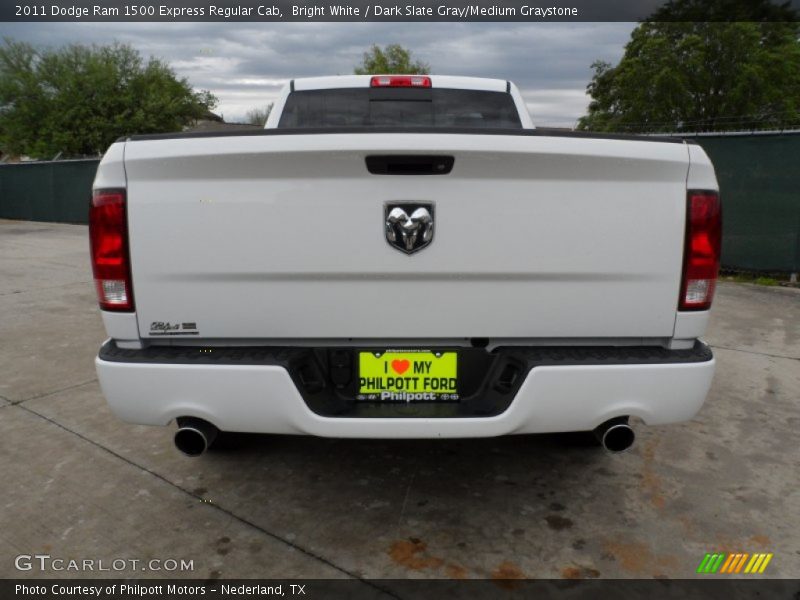Bright White / Dark Slate Gray/Medium Graystone 2011 Dodge Ram 1500 Express Regular Cab