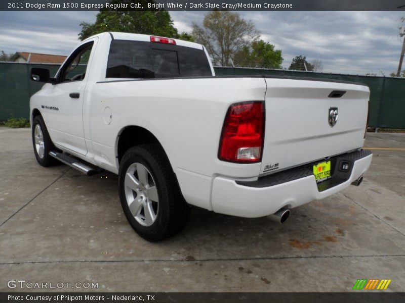 Bright White / Dark Slate Gray/Medium Graystone 2011 Dodge Ram 1500 Express Regular Cab