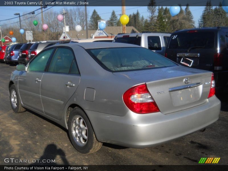 Lunar Mist Metallic / Stone 2003 Toyota Camry LE