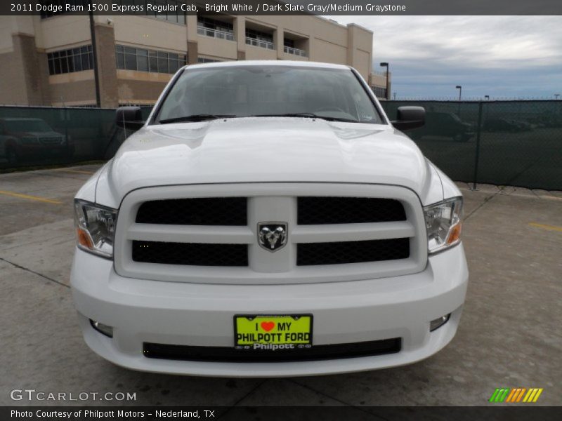 Bright White / Dark Slate Gray/Medium Graystone 2011 Dodge Ram 1500 Express Regular Cab