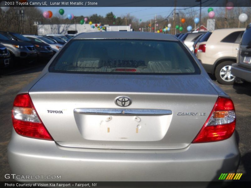 Lunar Mist Metallic / Stone 2003 Toyota Camry LE